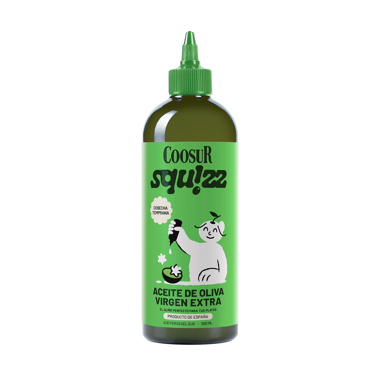 Aceite de Oliva Virgen Extra Cosecha temprana Coosur SQUIZZ 500ml