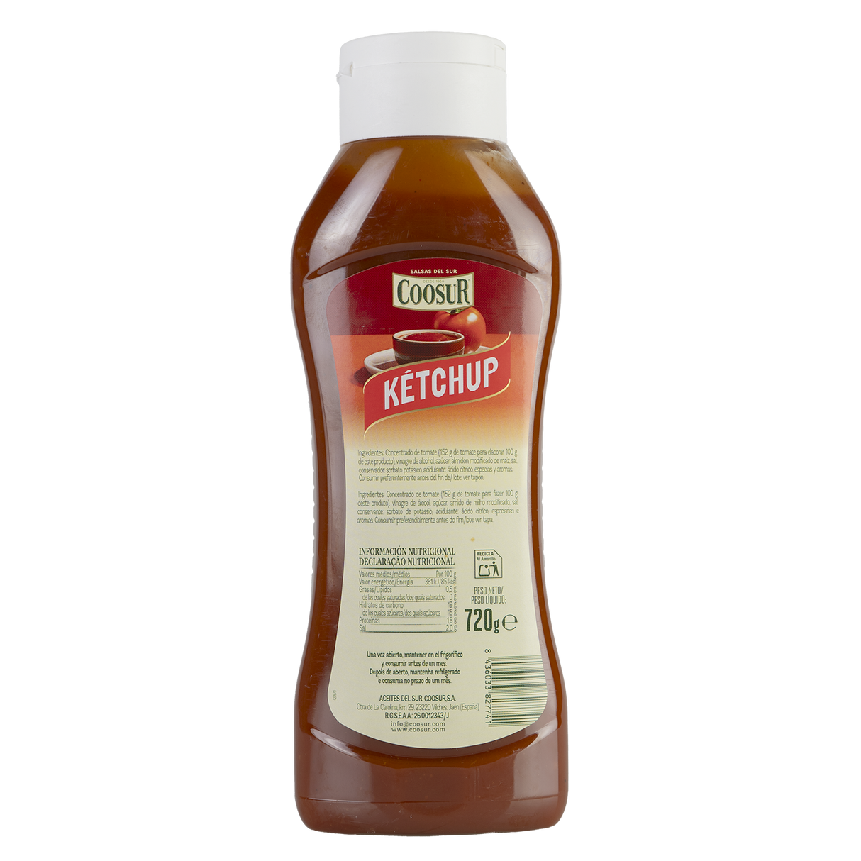 Salsa kétchup 720 gramos