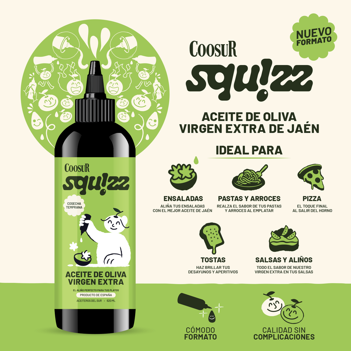 coosur squizz cosecha temprana usos