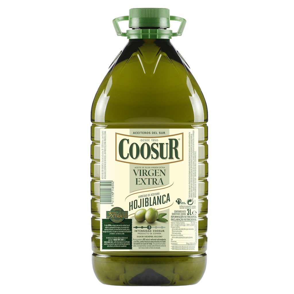 Aceite de oliva virgen extra hojiblanca de 3L