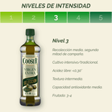 nivel de intensidad 3: recolección media, segunda mitad de campaña, cultivo intensivo/tradicional, acidez libre <0,30º, textura intermedia, capacidad antioxidante media, frutado 3-4