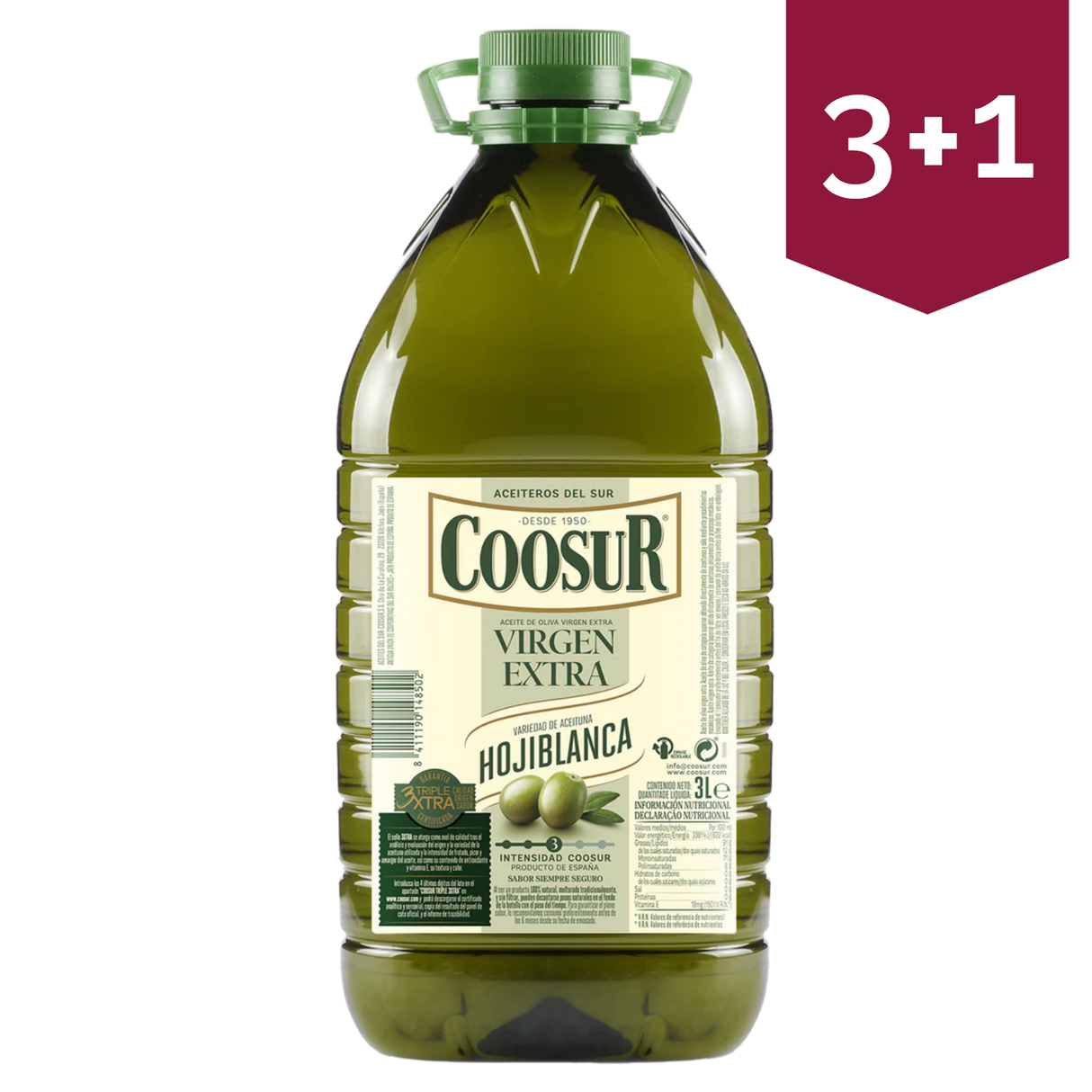 Aceite de oliva virgen extra hojiblanca 3L