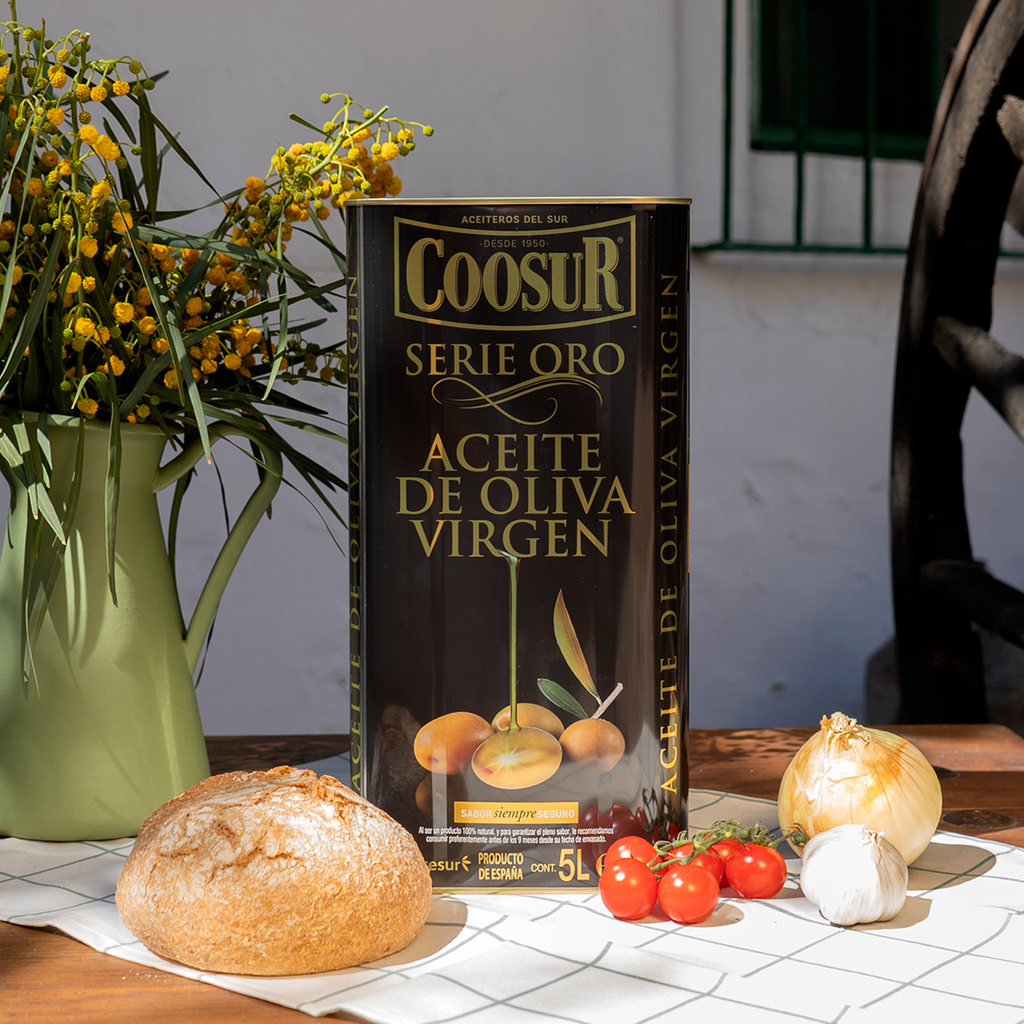 Compra Aceite De Oliva Virgen Serie Oro En Lata 5L Coosur compra-aceite-de-oliva-virgen-serie-oro-en-lata-5l-coosur