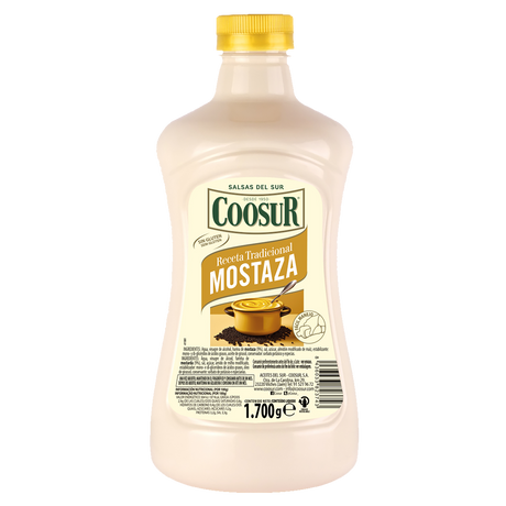 Pack de 6x1700 gr Mostaza Coosur