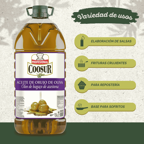 usos del aceite de orujo de oliva