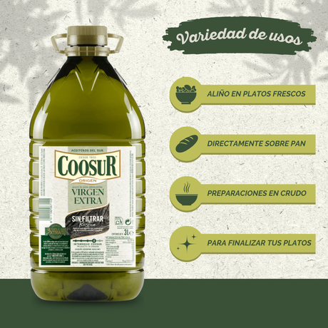 Aceite de Oliva Virgen Extra SIN FILTRAR