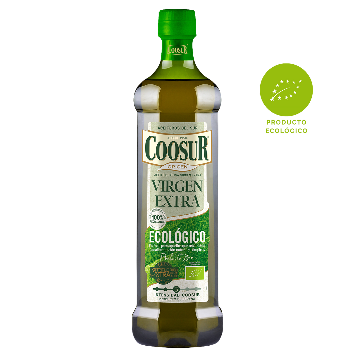 Aceite de Oliva Virgen Extra Ecológico 1L