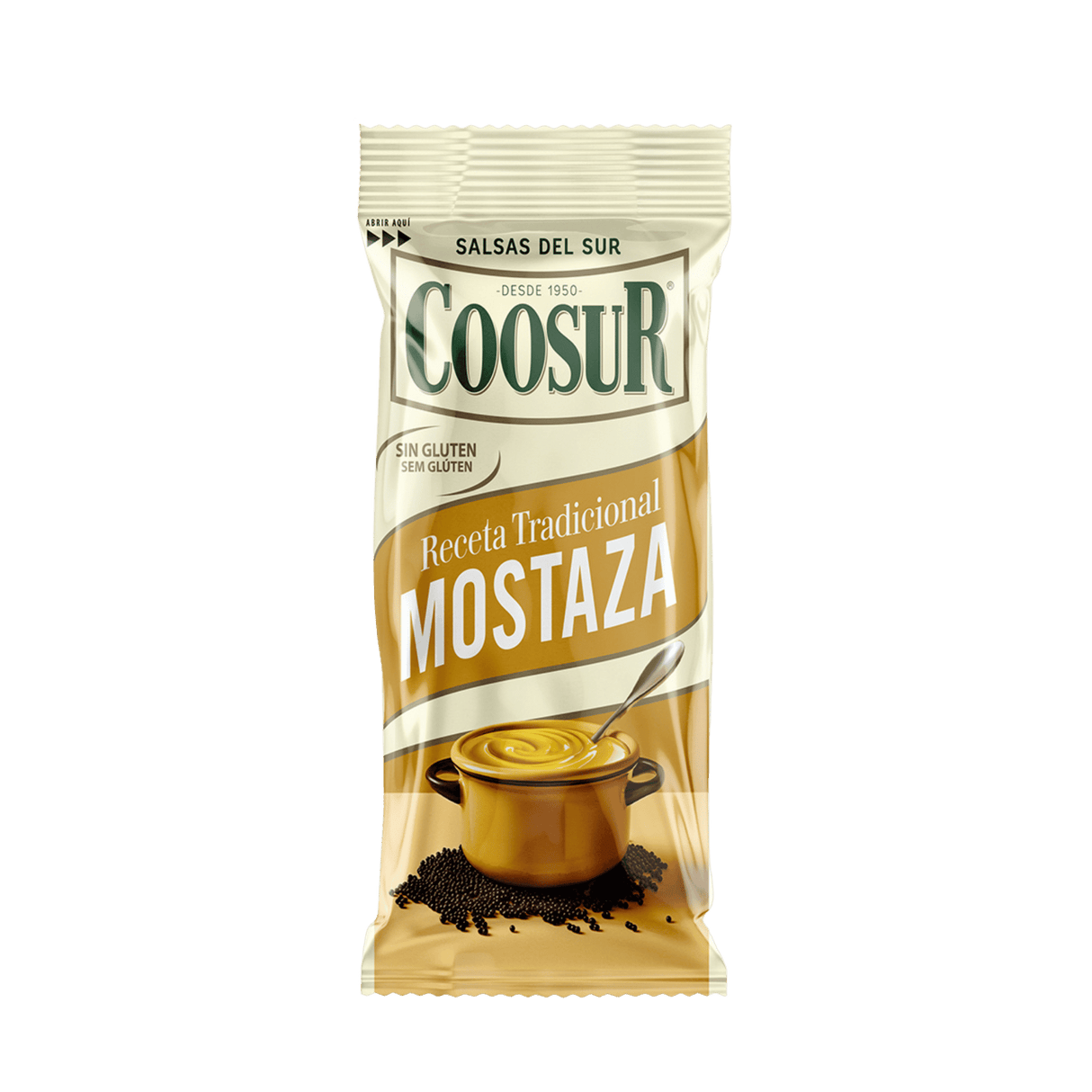 Caja de 250 Monodosis de Mostaza 5 gramos