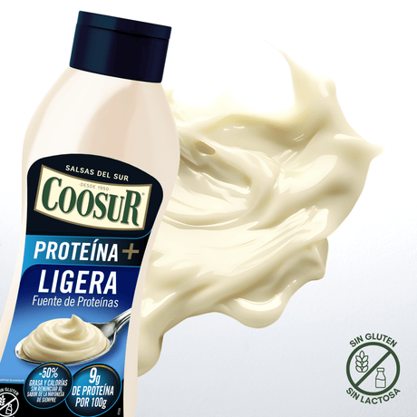 Salsa ligera Coosur fuente de proteína