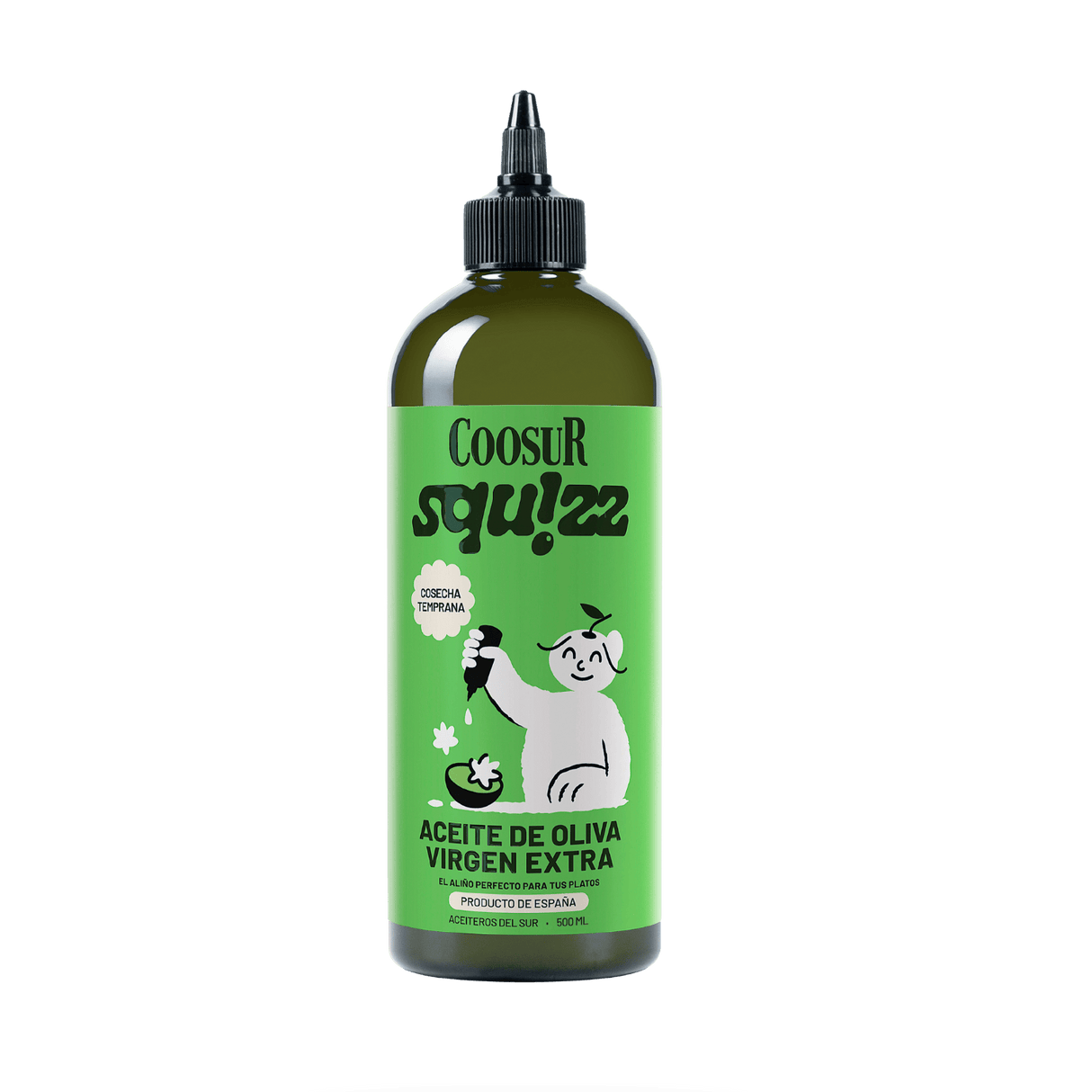 Aceite de Oliva Virgen Extra Cosecha temprana Coosur SQUIZZ 500ml