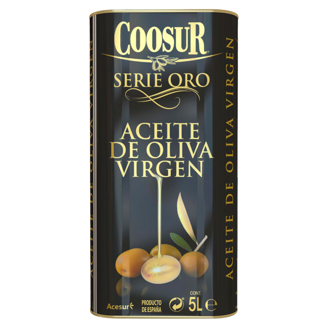 Aceite de Oliva Virgen Serie Oro en Lata de 5L