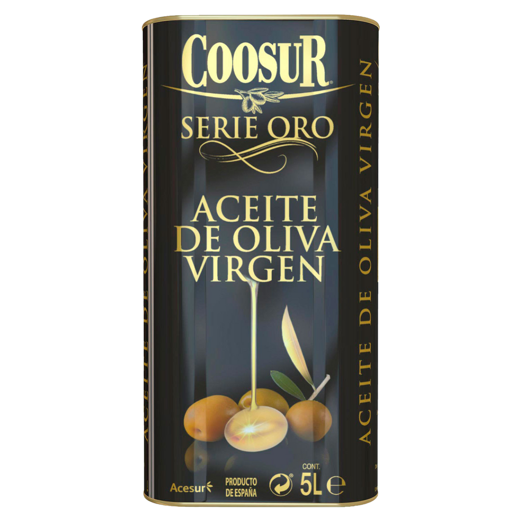 Aceite de Oliva Virgen Serie Oro en Lata de 5L