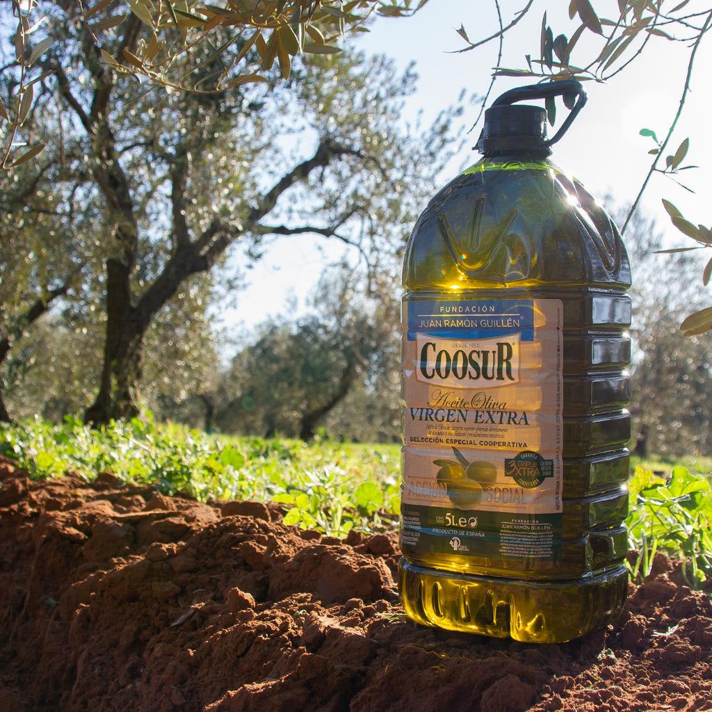 Aceite de oliva virgen extra selección especial cooperativa FJRG garrafa 5L